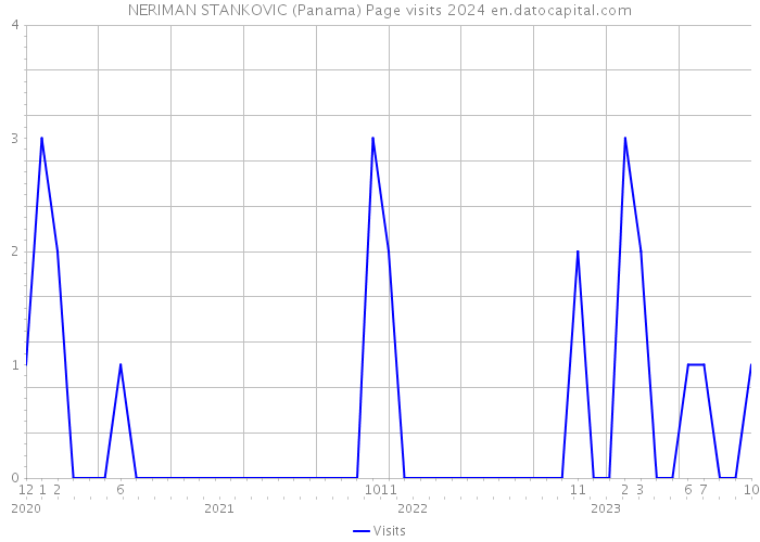 NERIMAN STANKOVIC (Panama) Page visits 2024 