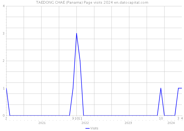 TAEDONG CHAE (Panama) Page visits 2024 