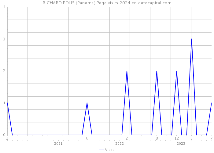 RICHARD POLIS (Panama) Page visits 2024 