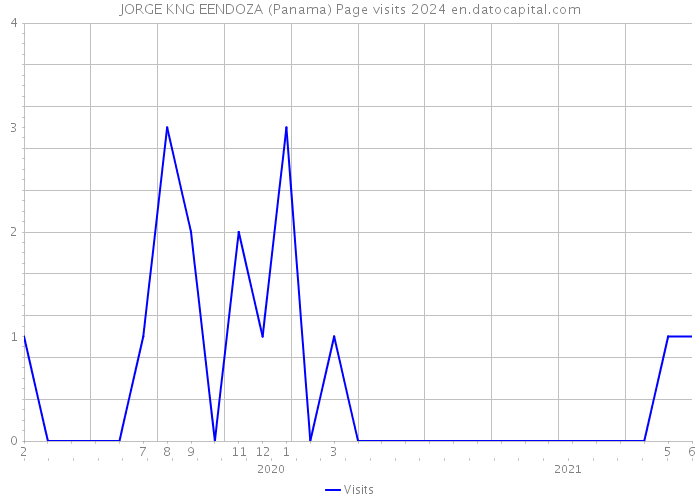 JORGE KNG EENDOZA (Panama) Page visits 2024 