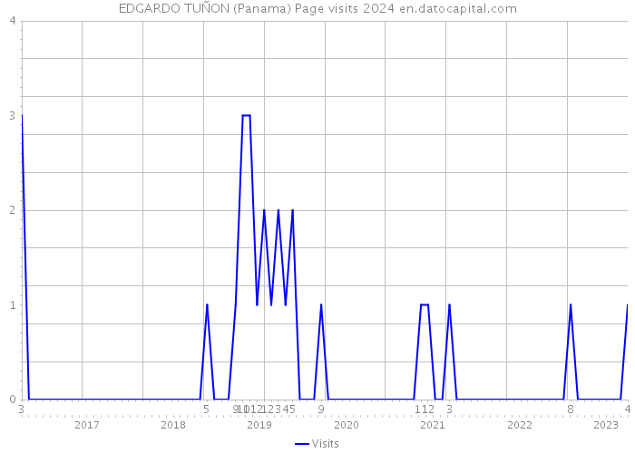 EDGARDO TUÑON (Panama) Page visits 2024 