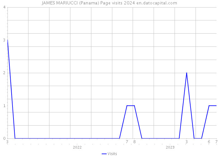 JAMES MARIUCCI (Panama) Page visits 2024 