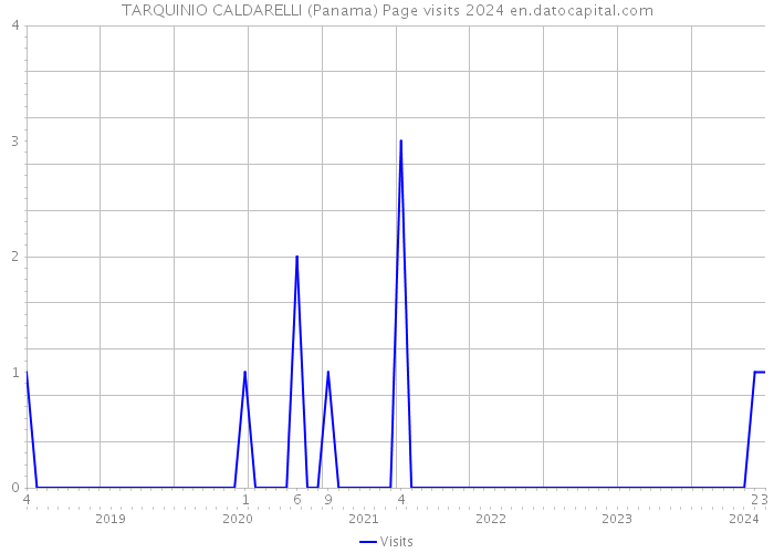 TARQUINIO CALDARELLI (Panama) Page visits 2024 
