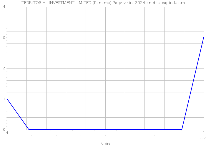 TERRITORIAL INVESTMENT LIMITED (Panama) Page visits 2024 
