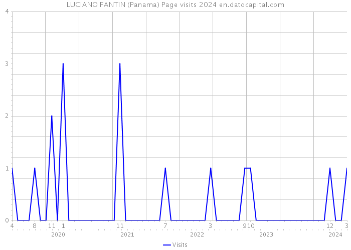 LUCIANO FANTIN (Panama) Page visits 2024 