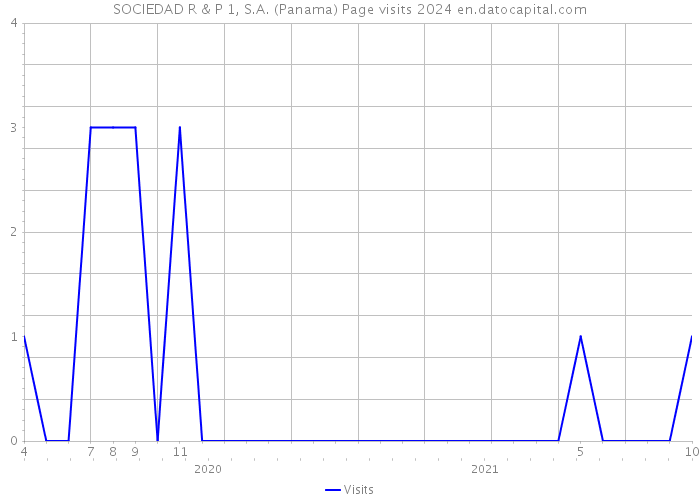 SOCIEDAD R & P 1, S.A. (Panama) Page visits 2024 