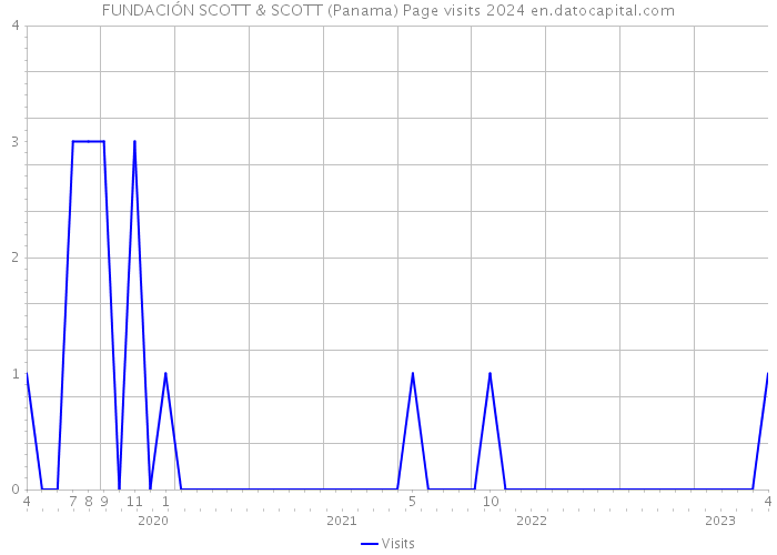 FUNDACIÓN SCOTT & SCOTT (Panama) Page visits 2024 