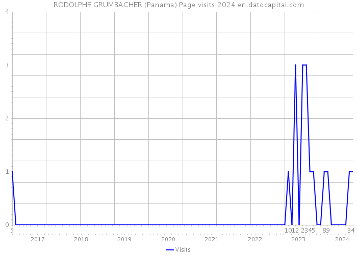 RODOLPHE GRUMBACHER (Panama) Page visits 2024 