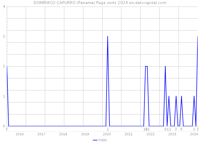 DOMENICO CAPURRO (Panama) Page visits 2024 