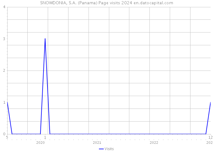 SNOWDONIA, S.A. (Panama) Page visits 2024 
