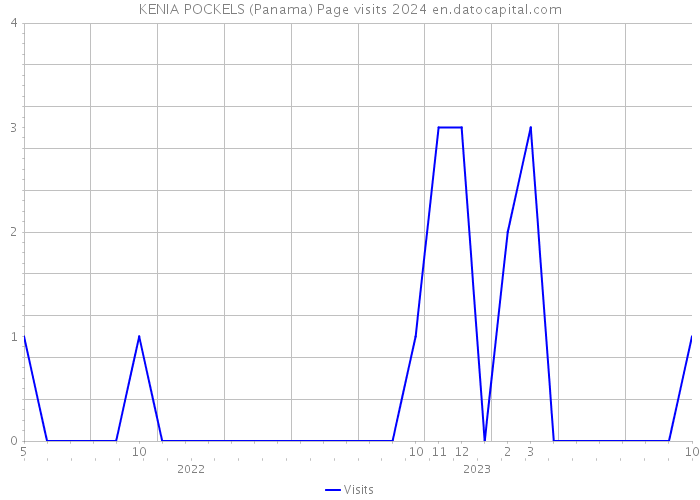 KENIA POCKELS (Panama) Page visits 2024 