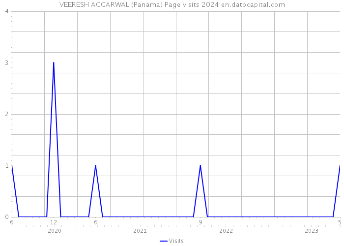 VEERESH AGGARWAL (Panama) Page visits 2024 