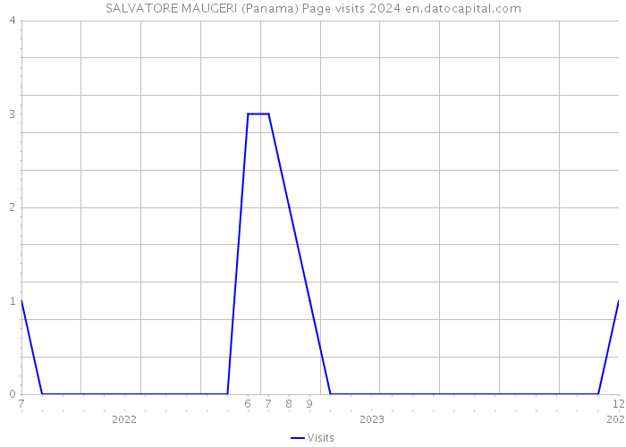 SALVATORE MAUGERI (Panama) Page visits 2024 