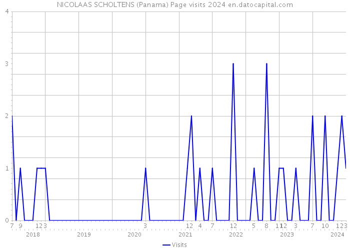 NICOLAAS SCHOLTENS (Panama) Page visits 2024 