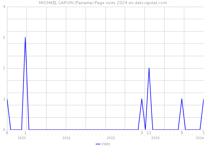 MICHAEL GARVIN (Panama) Page visits 2024 