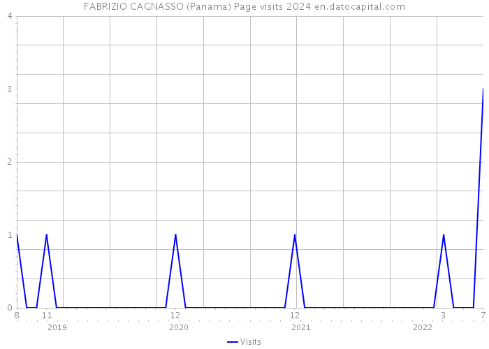FABRIZIO CAGNASSO (Panama) Page visits 2024 