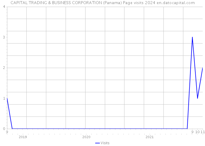 CAPITAL TRADING & BUSINESS CORPORATION (Panama) Page visits 2024 