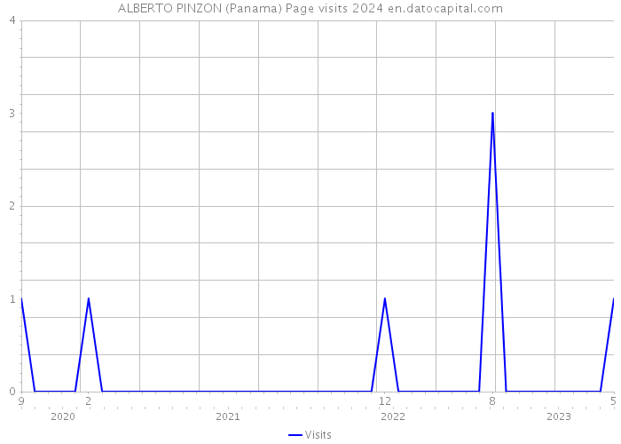 ALBERTO PINZON (Panama) Page visits 2024 