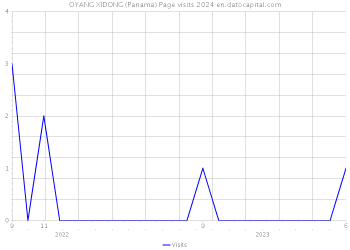 OYANG XIDONG (Panama) Page visits 2024 