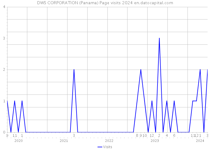 DWS CORPORATION (Panama) Page visits 2024 