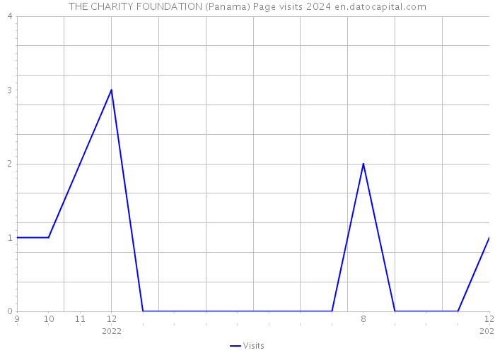 THE CHARITY FOUNDATION (Panama) Page visits 2024 