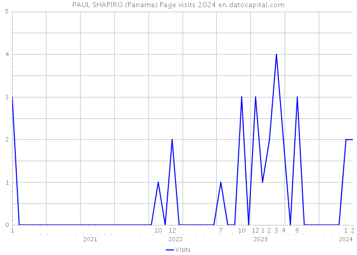 PAUL SHAPIRO (Panama) Page visits 2024 