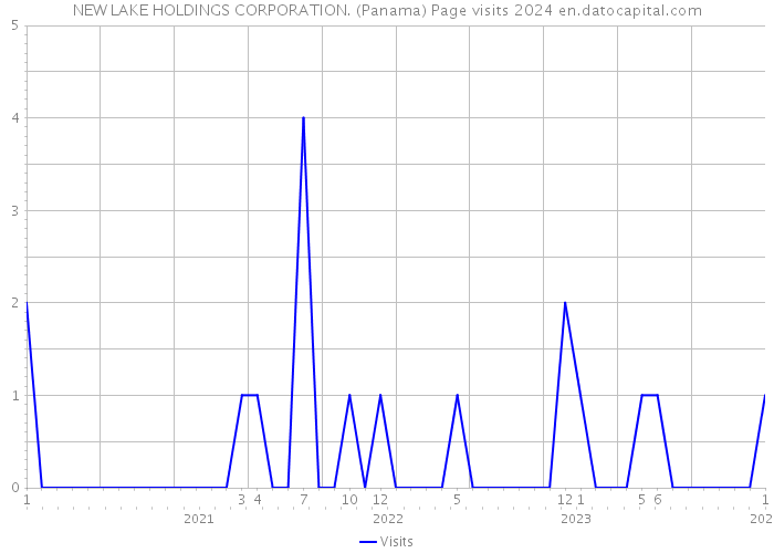 NEW LAKE HOLDINGS CORPORATION. (Panama) Page visits 2024 