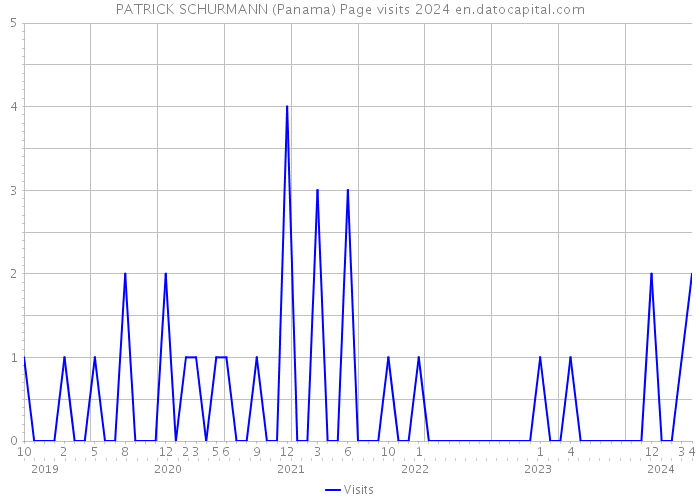 PATRICK SCHURMANN (Panama) Page visits 2024 