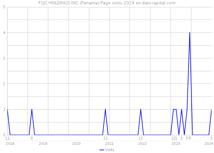 FQG HOLDINGS INC (Panama) Page visits 2024 