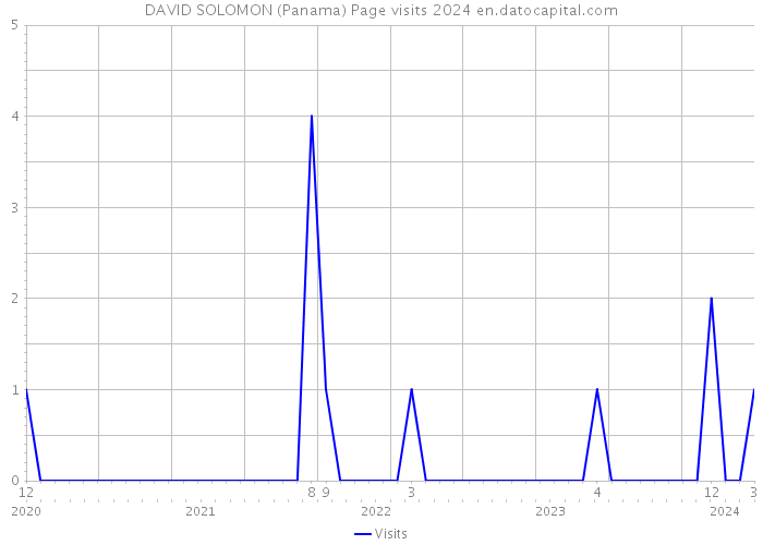 DAVID SOLOMON (Panama) Page visits 2024 