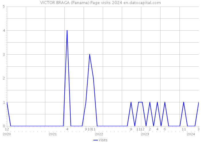 VICTOR BRAGA (Panama) Page visits 2024 