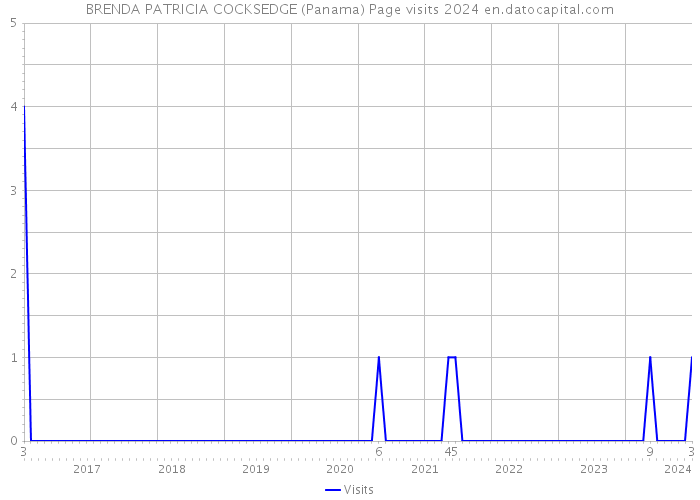 BRENDA PATRICIA COCKSEDGE (Panama) Page visits 2024 