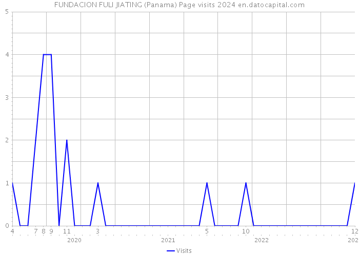 FUNDACION FULI JIATING (Panama) Page visits 2024 