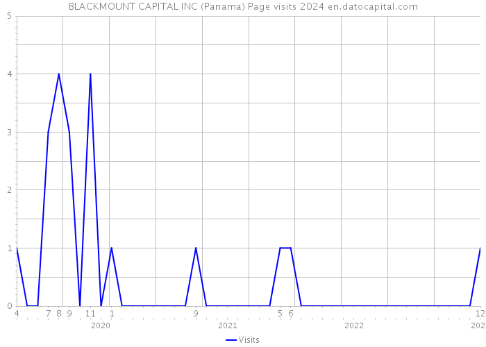 BLACKMOUNT CAPITAL INC (Panama) Page visits 2024 