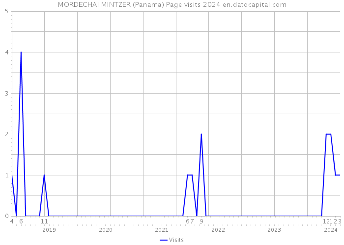 MORDECHAI MINTZER (Panama) Page visits 2024 