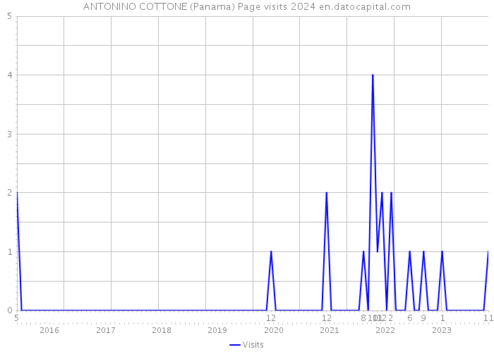ANTONINO COTTONE (Panama) Page visits 2024 