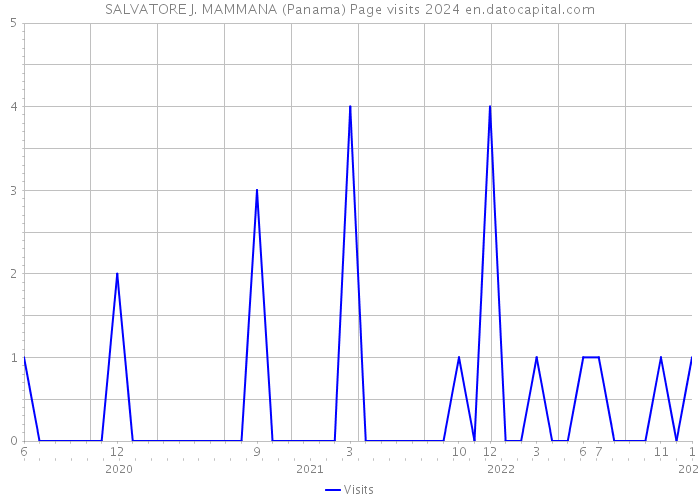 SALVATORE J. MAMMANA (Panama) Page visits 2024 