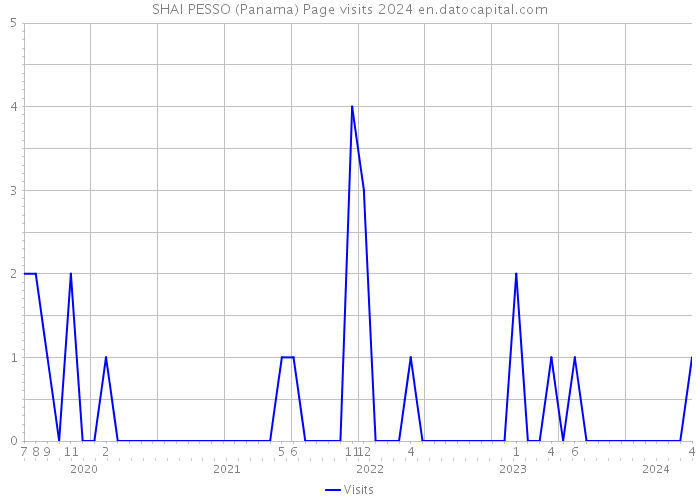 SHAI PESSO (Panama) Page visits 2024 