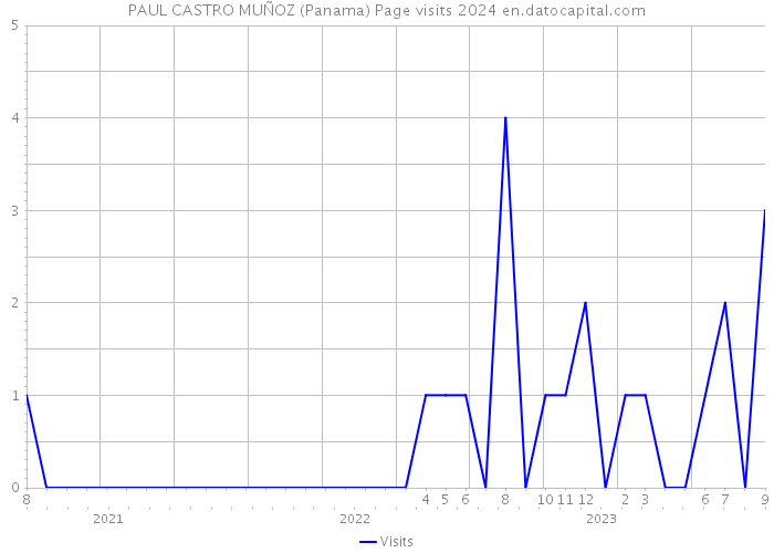 PAUL CASTRO MUÑOZ (Panama) Page visits 2024 