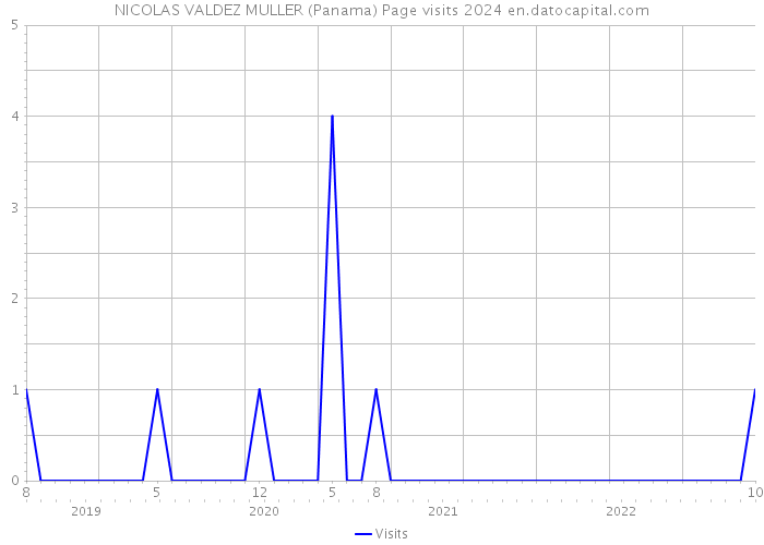 NICOLAS VALDEZ MULLER (Panama) Page visits 2024 