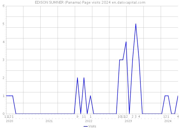 EDISON SUMNER (Panama) Page visits 2024 