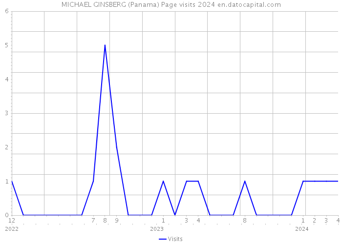 MICHAEL GINSBERG (Panama) Page visits 2024 