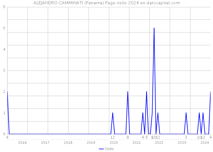 ALEJANDRO CAMMINATI (Panama) Page visits 2024 