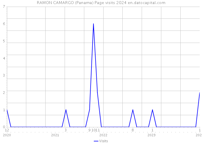 RAMON CAMARGO (Panama) Page visits 2024 