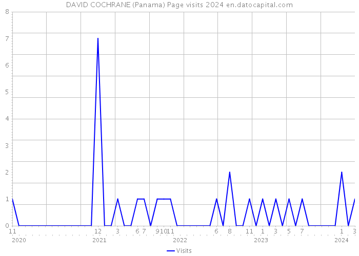 DAVID COCHRANE (Panama) Page visits 2024 