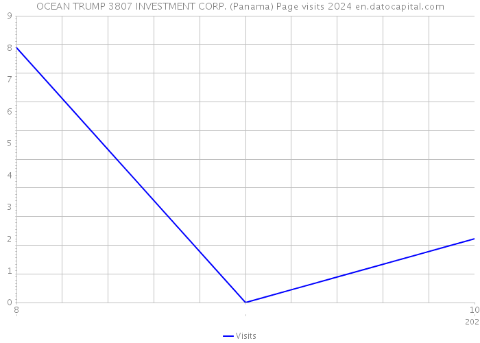 OCEAN TRUMP 3807 INVESTMENT CORP. (Panama) Page visits 2024 